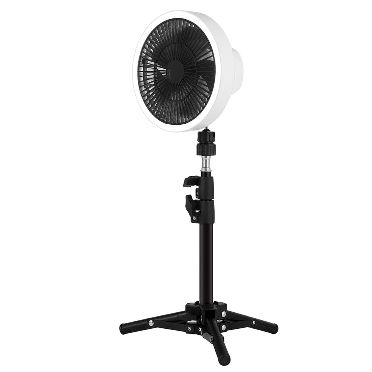 ZK-01 7 Zoll Outdoor Camping LED Licht Stativ Ventilator Tragbare Multifunktionale Powerbank Hängender Ventilator
