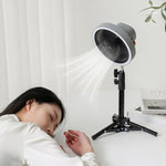 ZK-01 7 Zoll Outdoor Camping LED Licht Stativ Ventilator Tragbare Multifunktionale Powerbank Hängender Ventilator