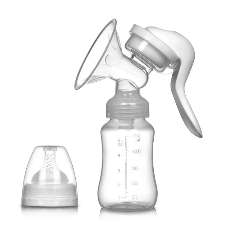 Einstellbare Kraft Milchpumpe 2-in-1 Handmilchpumpe Mutterschaftsprodukte, 2-in-1 Handmilchpumpe