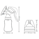 Einstellbare Kraft Milchpumpe 2-in-1 Handmilchpumpe Mutterschaftsprodukte, 2-in-1 Handmilchpumpe