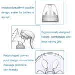 Einstellbare Kraft Milchpumpe 2-in-1 Handmilchpumpe Mutterschaftsprodukte, 2-in-1 Handmilchpumpe