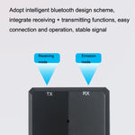 3-in-1 Bluetooth 5.0 Adapter TV Computer Kabelloser Audio-Empfänger Sender, ZF-360