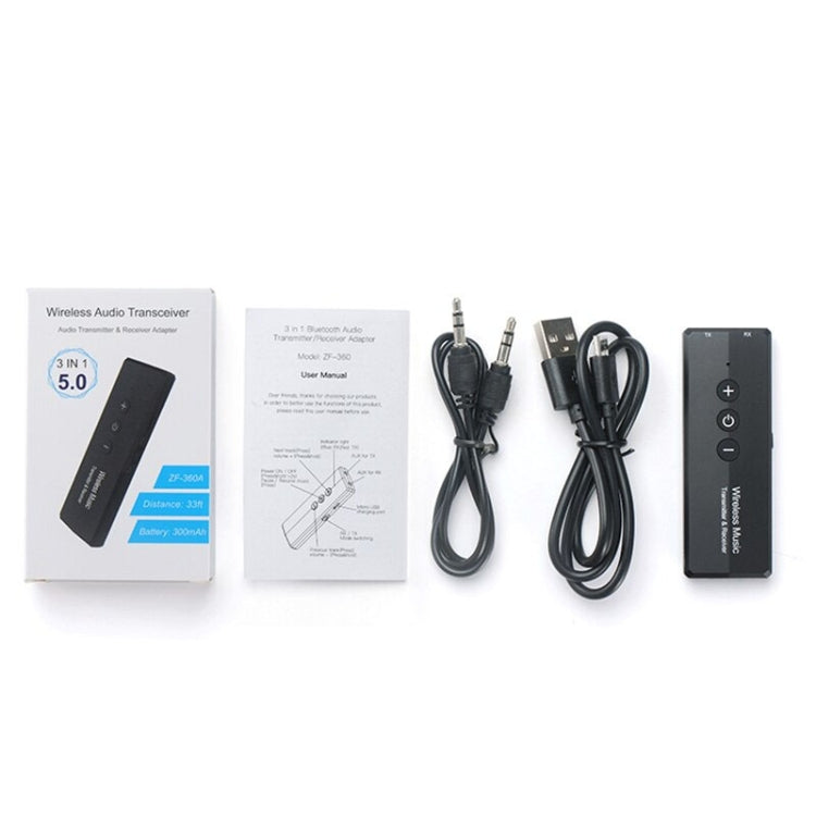 3-in-1 Bluetooth 5.0 Adapter TV Computer Kabelloser Audio-Empfänger Sender, ZF-360