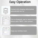 AUX 2RCA TF Bluetooth Adapter Kabelloser Empfänger Sender, BR05