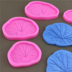 3 Stück Lotusblatt Silikon Epoxid Fondant Dekorationsform, Klein, Mittel, Groß, Extra Groß