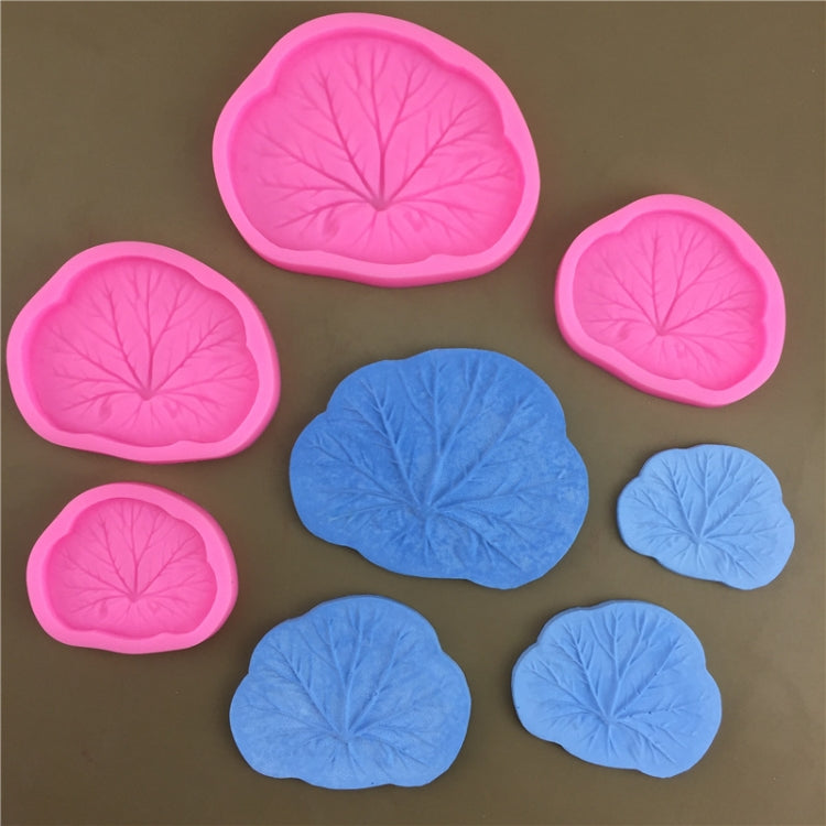 3 Stück Lotusblatt Silikon Epoxid Fondant Dekorationsform, Klein, Mittel, Groß, Extra Groß
