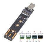 ENCNVME-R33 USB 3.2 Gen 2 10Gbps zu NVMe M.2 SSD Adapter RTL9210 Chips für M Key M2 NVMe, ENCNVME-R33