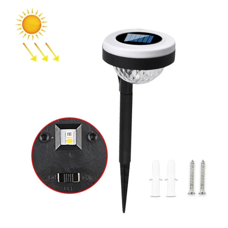 Outdoor Solar-LED-Erdspießleuchte mit doppelter Lichtquelle, JG04801 Farblicht, JG04802 Farblicht, JG04803 Flamme, JG04804 Flamme