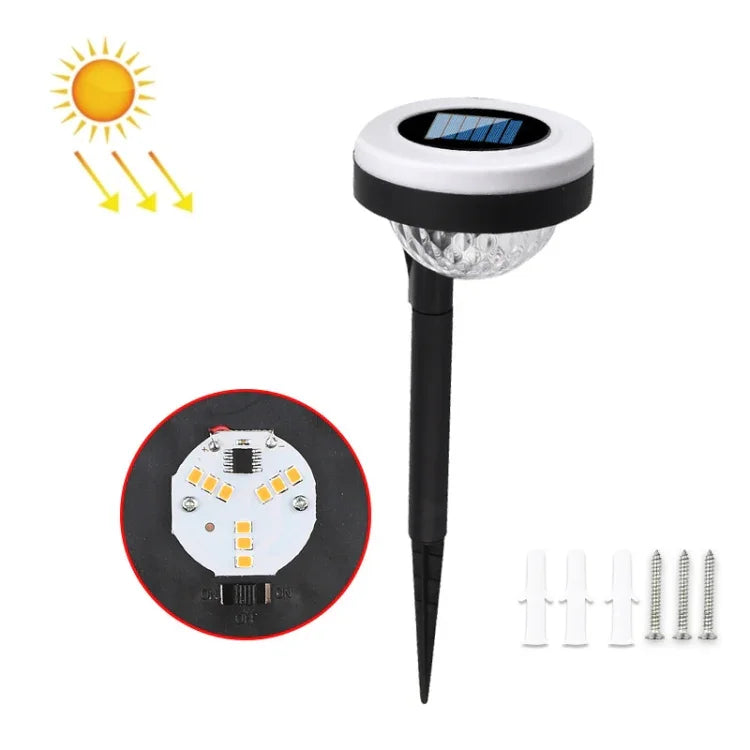 Outdoor Solar-LED-Erdspießleuchte mit doppelter Lichtquelle, JG04801 Farblicht, JG04802 Farblicht, JG04803 Flamme, JG04804 Flamme