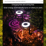 Outdoor Solar-LED-Erdspießleuchte mit doppelter Lichtquelle, JG04801 Farblicht, JG04802 Farblicht, JG04803 Flamme, JG04804 Flamme