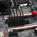M.2 M-EKY PCIE 3.0 zu SATA 6G Übertragungs-Erweiterungskarte, 6-Port-Festplatten-Erweiterungskarte, 6-Port