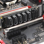 M.2 NVME-PCIE x4/x8/x16 Rotor SATA5 Port Transfer Card JMB585 Chip