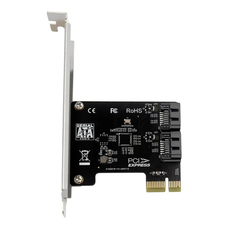 PCIE 2-Port SATA 3.0 Erweiterungskarte 6 Gbit/s Computer-Desktop-Gehäuse-Umrüstkarte