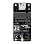 M.2 NVME Festplattengehäuse Transferkarte RTL9210B Chip Typ-C / USB-C USB3.1 Gen2 10Gbps