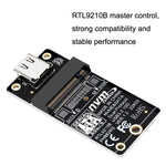 M.2 NVME Festplattengehäuse Transferkarte RTL9210B Chip Typ-C / USB-C USB3.1 Gen2 10Gbps