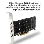 PCI-E x8 Doppel-Disk-Transferkarte NVME M.2 MKEY SSD RAID-Array-Erweiterungsadapter, PH45