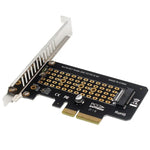 5 Stück NVMe-Transferkarten M.2 auf PCIe 3.0/4.0 Full Speed ​​x4 Erweiterungskarten, volle Höhe, halbe Höhe