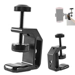 BEXIN WN-38 Universal-C-Klemme mit 1/4-Zoll- und 3/8-Zoll-Bohrung zur Tisch- und Schreibtischmontage