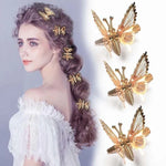 Haarspange mit beweglichem Schmetterlingsmotiv, einfacher Ponyclip, Haaraccessoires