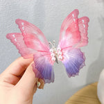 Handgefertigte Schmetterlingshaarspange für Kinder, Frühlings-Schmetterlingshaaraccessoires