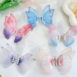 Handgefertigte Schmetterlingshaarspange für Kinder, Frühlings-Schmetterlingshaaraccessoires