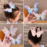 Handgefertigte Schmetterlingshaarspange für Kinder, Frühlings-Schmetterlingshaaraccessoires