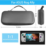 Schutzhülle aus EVA-Leder mit Narbenstruktur für ASUS ROG Ally Spielkonsole, Tasche (Schwarz), Tasche (Weiß)