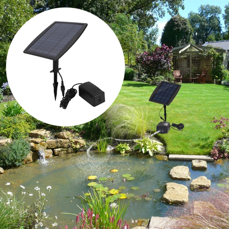 Plug-in Solar-Belüftungspumpe Stromspeicher Aquarium-Sauerstoffpumpe, Solar-Belüftungspumpe