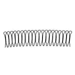 Haarspangen-Haarreif, Haaraccessoires, runder Haarkamm, unsichtbarer Kamm, A, B, C, D, E