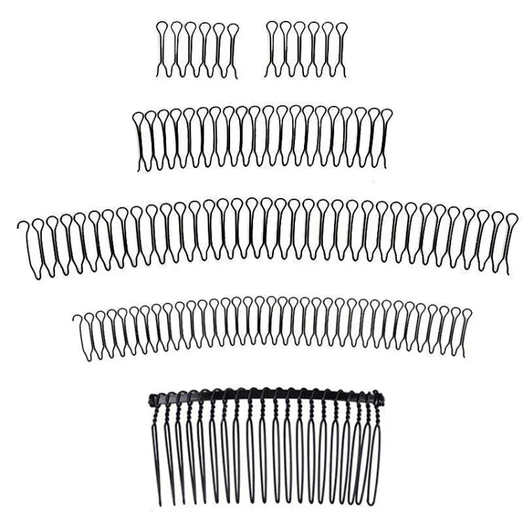 Haarspangen-Haarreif, Haaraccessoires, runder Haarkamm, unsichtbarer Kamm, A, B, C, D, E