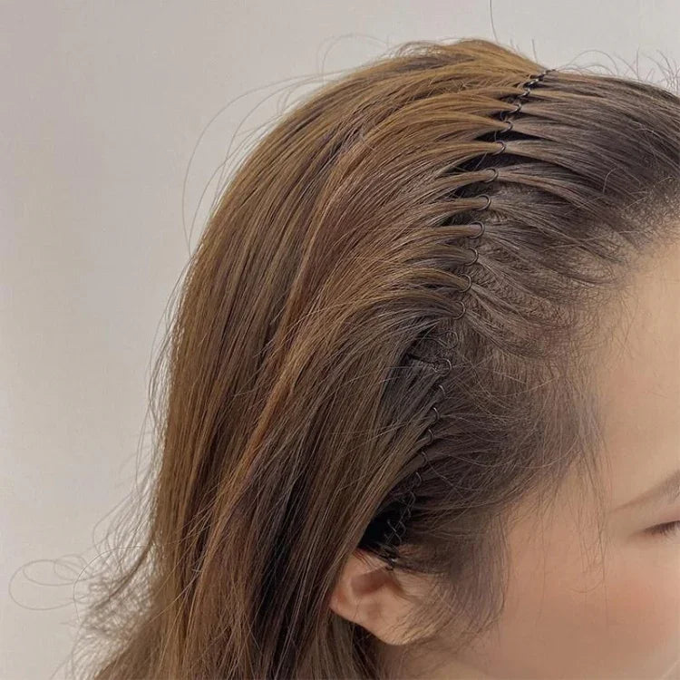 Haarspangen-Haarreif, Haaraccessoires, runder Haarkamm, unsichtbarer Kamm, A, B, C, D, E