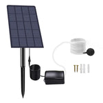 5V/2.5W Solardirektantriebs-Belüftungspumpe Batteriefreie Solarantriebs-Sauerstoffpumpe DC-Teichbelüfter, Teichbelüfter