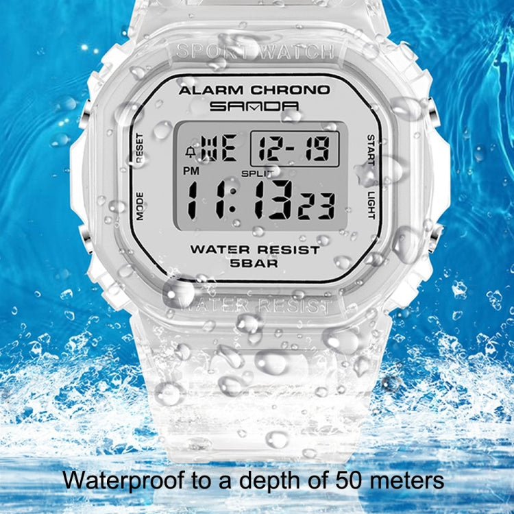 SANDA 2009 Multifunktionale Sport Wasserdichte Kalenderuhr