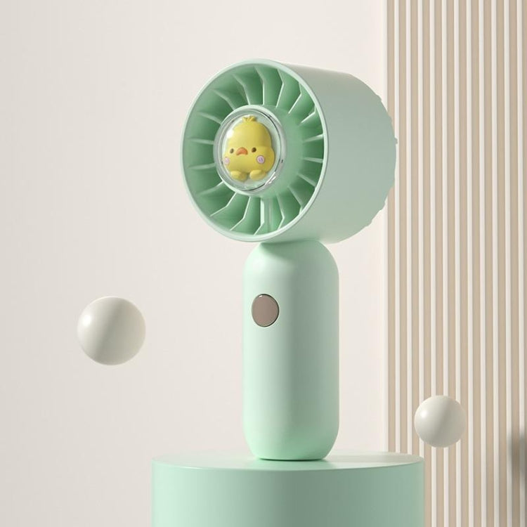 Handgehaltener kleiner Ventilator Tragbarer Mini Taschenventilator, Rosa Ente, Blaue Ente, Grüne Ente, Weiße Ente, Rosa Spritzlack Version, Blaue Spritzlack Version, Grüne Spritzlack Version, Weiße Spritzlack Version