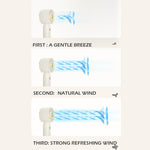 Handgehaltener kleiner Ventilator Tragbarer Mini Taschenventilator, Rosa Ente, Blaue Ente, Grüne Ente, Weiße Ente, Rosa Spritzlack Version, Blaue Spritzlack Version, Grüne Spritzlack Version, Weiße Spritzlack Version