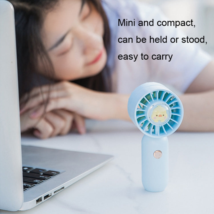 Handgehaltener kleiner Ventilator Tragbarer Mini Taschenventilator, Rosa Ente, Blaue Ente, Grüne Ente, Weiße Ente, Rosa Spritzlack Version, Blaue Spritzlack Version, Grüne Spritzlack Version, Weiße Spritzlack Version