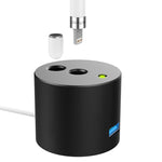Für Apple Pencil 1 USB Ladeadapter Metallbasis mit LED-Anzeige, A48 Silber, A48 Schwarz, A48 Roségold