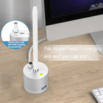 Für Apple Pencil 1 USB Ladeadapter Metallbasis mit LED-Anzeige, A48 Silber, A48 Schwarz, A48 Roségold