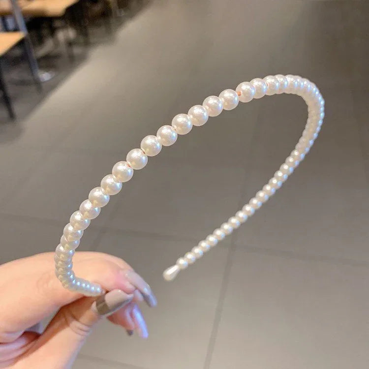 Süßes Perlen-Haarband im Retro-Stil, vielseitiges Haaraccessoire, 1A, 2B, 3C, 4, 5, 6, 7, 8, 9, 10, 11, 12, 13, 14, 15, 16, 17, 18, 19, 20