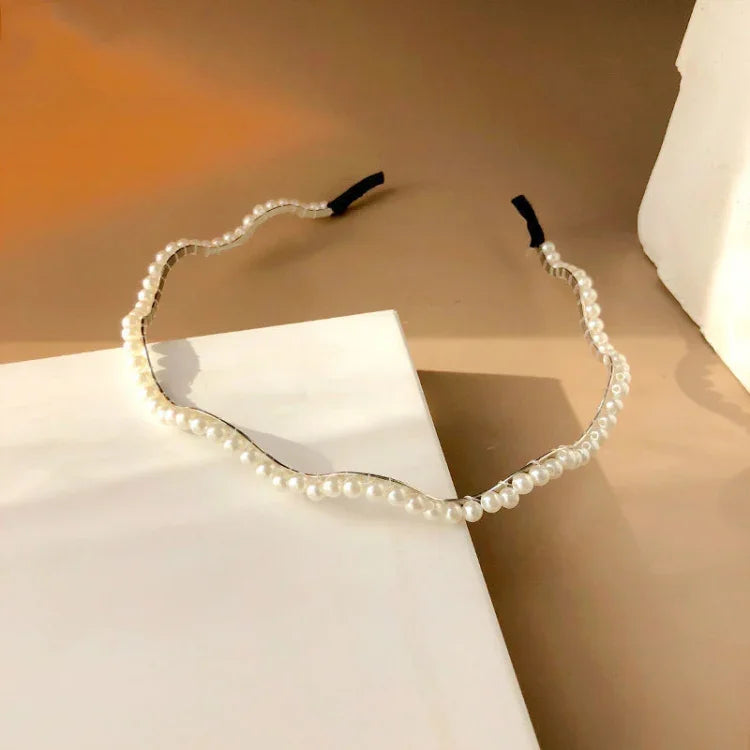 Süßes Perlen-Haarband im Retro-Stil, vielseitiges Haaraccessoire, 1A, 2B, 3C, 4, 5, 6, 7, 8, 9, 10, 11, 12, 13, 14, 15, 16, 17, 18, 19, 20