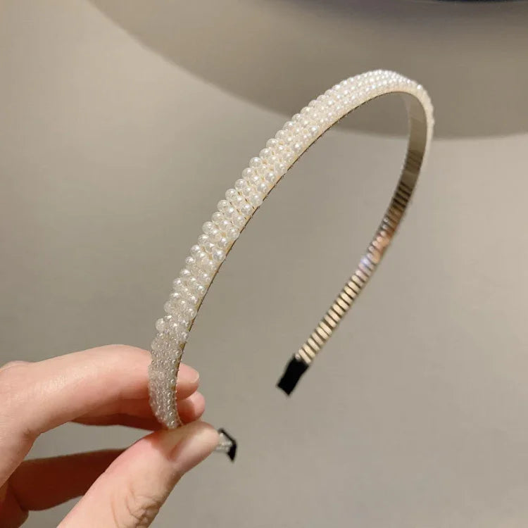 Süßes Perlen-Haarband im Retro-Stil, vielseitiges Haaraccessoire, 1A, 2B, 3C, 4, 5, 6, 7, 8, 9, 10, 11, 12, 13, 14, 15, 16, 17, 18, 19, 20