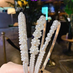 Süßes Perlen-Haarband im Retro-Stil, vielseitiges Haaraccessoire, 1A, 2B, 3C, 4, 5, 6, 7, 8, 9, 10, 11, 12, 13, 14, 15, 16, 17, 18, 19, 20