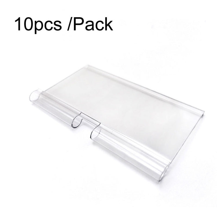 10 Stück / Pack Etikettenstreifen Supermarkt Anzeige Preisschild, 40 x 60mm, 40 x 80mm, 40 x 100mm