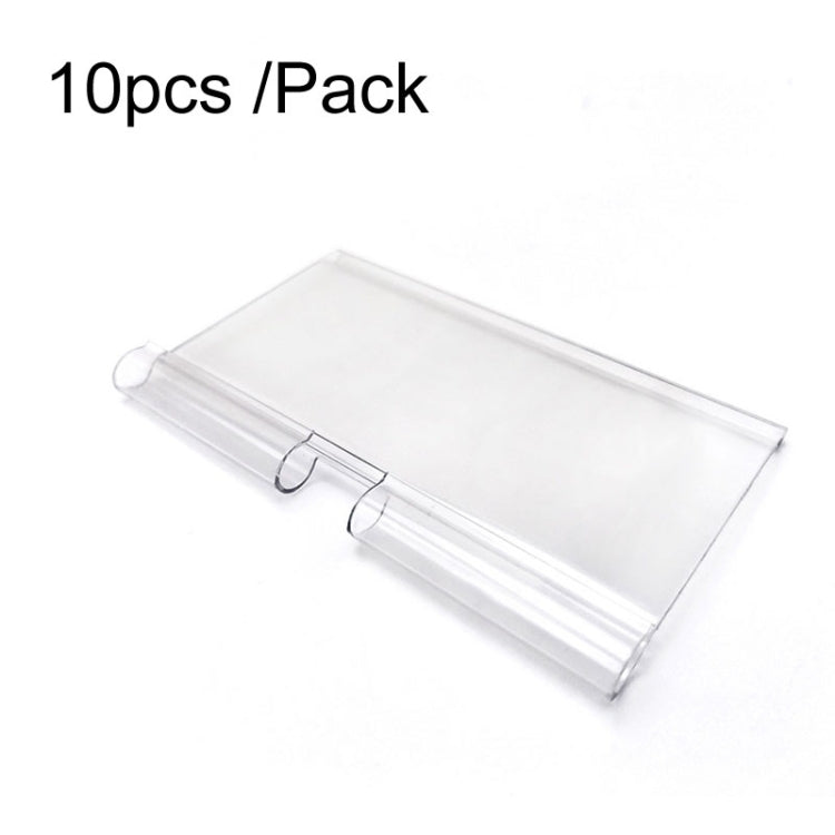 10pcs /Pack Label Strip Supermarket Display Price Sign, 40 x 60mm, 40 x 80mm, 40 x 100mm