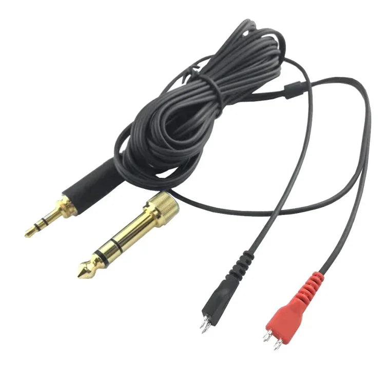 Für Sennheiser HD25 / HD560 / HD540 / HD480 / HD430 / HD250 Headset-Audiokabel, ZS0093 Links lang Rechts kurz, ZS0093 Beide Seiten gleichlang