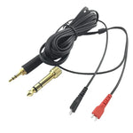 Für Sennheiser HD25 / HD560 / HD540 / HD480 / HD430 / HD250 Headset-Audiokabel, ZS0093 Links lang Rechts kurz, ZS0093 Beide Seiten gleichlang