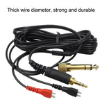 Für Sennheiser HD25 / HD560 / HD540 / HD480 / HD430 / HD250 Headset-Audiokabel, ZS0093 Links lang Rechts kurz, ZS0093 Beide Seiten gleichlang