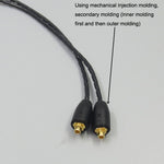 Für Shure MMCX / SE215 / SE425 / SE535 / SE846 / UE900 / Waston Headset-Kabel, ZS0073 Rot, ZS0073 Blau, ZS0073 Schwarz