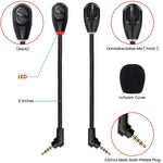 Für Kingston / Flight S / Sky Arrow S Gaming Headset, Geräuschunterdrückendes Mikrofon-Headset mit Lichtmikrofon, ZS0215