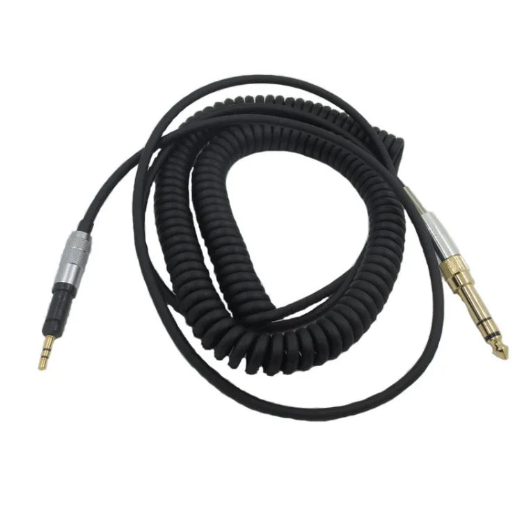 Für ATH-M50X / M40X / M70X Spiralkopfhörer-Audiokabel AUX 2,5mm Stecker, ZS0246